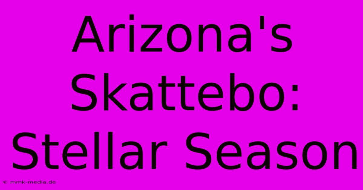 Arizona's Skattebo: Stellar Season